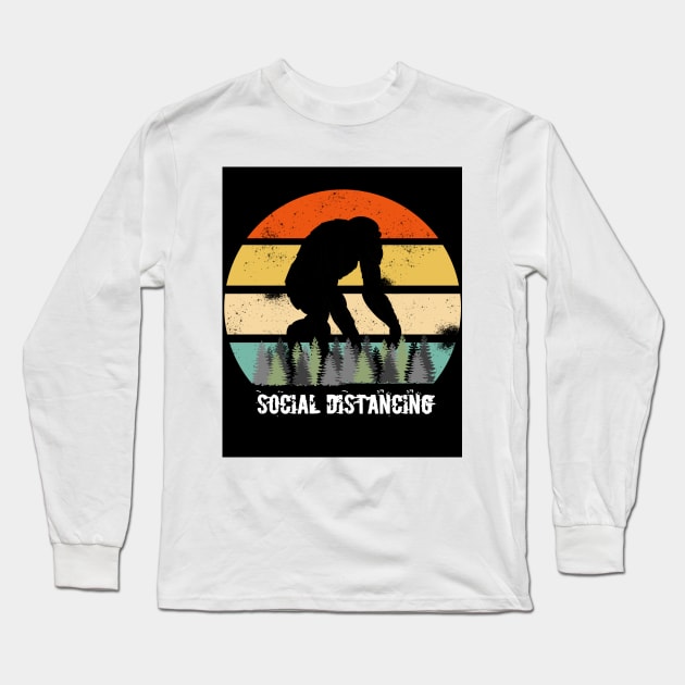 Social distancing Long Sleeve T-Shirt by FouadBelbachir46